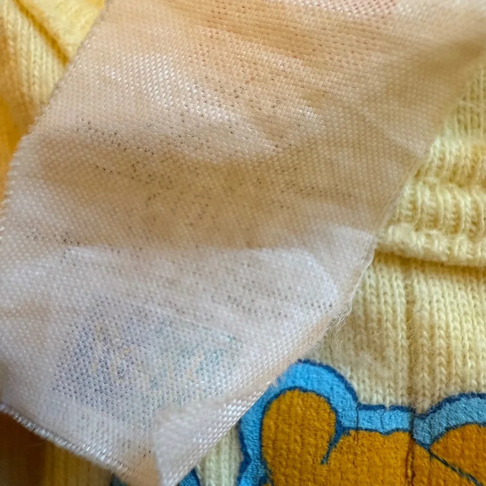 Vintage Y2K Disney Winnie the Pooh Bodysuit Baby 0-3 month Yellow Short Sleeve